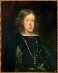 King Carlos II, painted 1673
