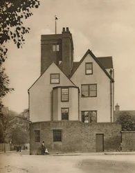 Canonbury Tower, an Old Manor House Turned into a Social Club