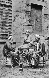 Men relaxing, Cairo, Egypt