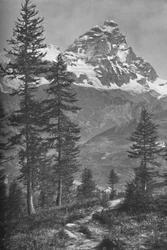 The Matterhorn from the Italian Side, Forest of Brueil, 1917