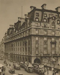The Ritz on the Site of the Hotels of Many Generations, c1935