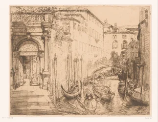 View in Venice 1911 (The White Palace)
