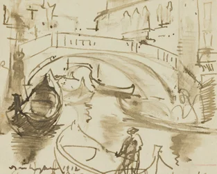 A Canal at Venice