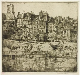 Quay of the City Hall, Paris