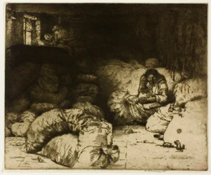 The Sleeping Rag Vendor