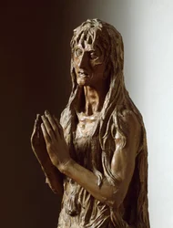 Mary Magdalen (Polychrome wood sculpture)