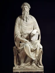 Saint John Evangelist. Marble Sculpture