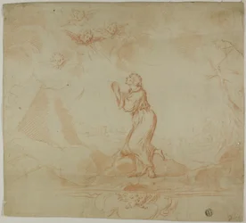 Woman in Ecstasy, and Putti