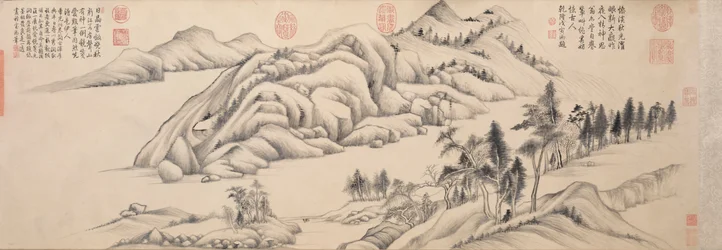 River and Mountains on a Clear Autumn Day, c. 1624-1627