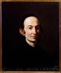Portrait of Giovenale Sacchi, Italian musicologist