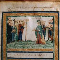 Matilda of Tuscany From: Vita Mathildis di Donizone di Canossa, Between 1111 and 1115