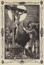 The Conversion of Sir Palamides (Lithograph)