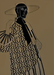 Art Deco Fashion Woman