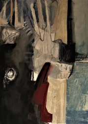 Dramatic Abstract Red