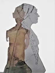 Earthy Abstract Woman
