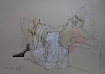 Elegant Reclining Figure