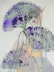 Ethereal Purple Portrait