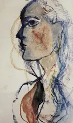 Expressive Blue Profile