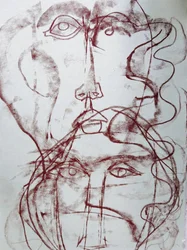 Expressive Cubist Faces