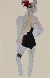 Feathered Blindfold Fashion
