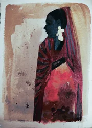 Graceful Woman Profile