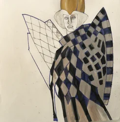Harlequin Regal Portrait