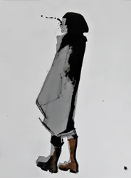 Ink Splatter Figure