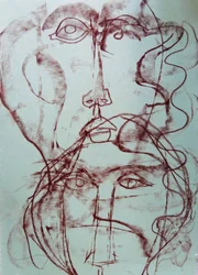 Intertwined Abstract Faces