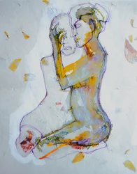 Intimate Golden Embrace