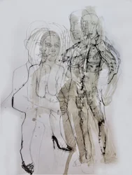 Layered Human Figures
