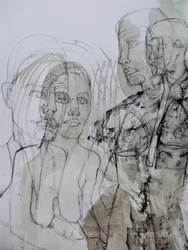 Layered Human Figures