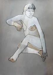 Pensive Abstract Nude