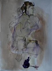Pensive Nude Figure