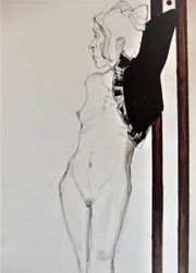 Pensive Nude Profile