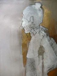 Pensive Woman Profile