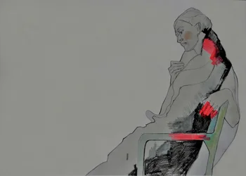 Pensive Woman Sitting