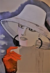 Stylish Woman in Hat