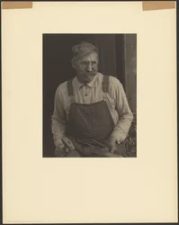 James Duff, A Fiddler, Hazard, Kentucky, Holding Tools