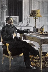 Portrait of Paul Adam, French writer - photo by Paul Francois Arnold Cardon (Dornac)