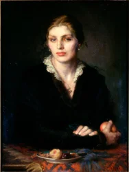 Lady with Fruit Gladys Holman Hunt, 1917