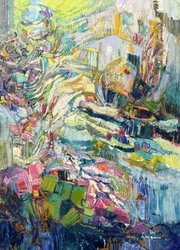 Colorful Abstract Village