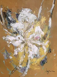 Luminous White Bloom