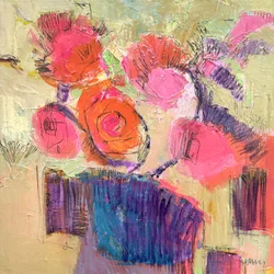 Vibrant Abstract Blooms