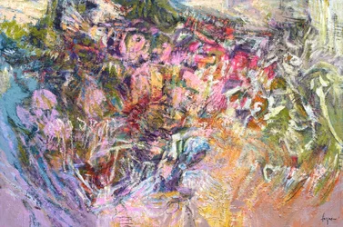 Vibrant Abstract Faces