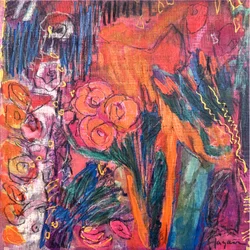 Vibrant Abstract Flowers