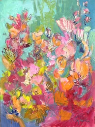 Vibrant Floral Abstract