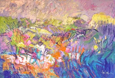 Vibrant Mountain Meadow