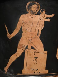 Detail from a Red-Figure Lekythos