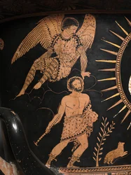 Detail (red-figure lekythos)