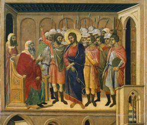 Christ Before the High Priest (detail)